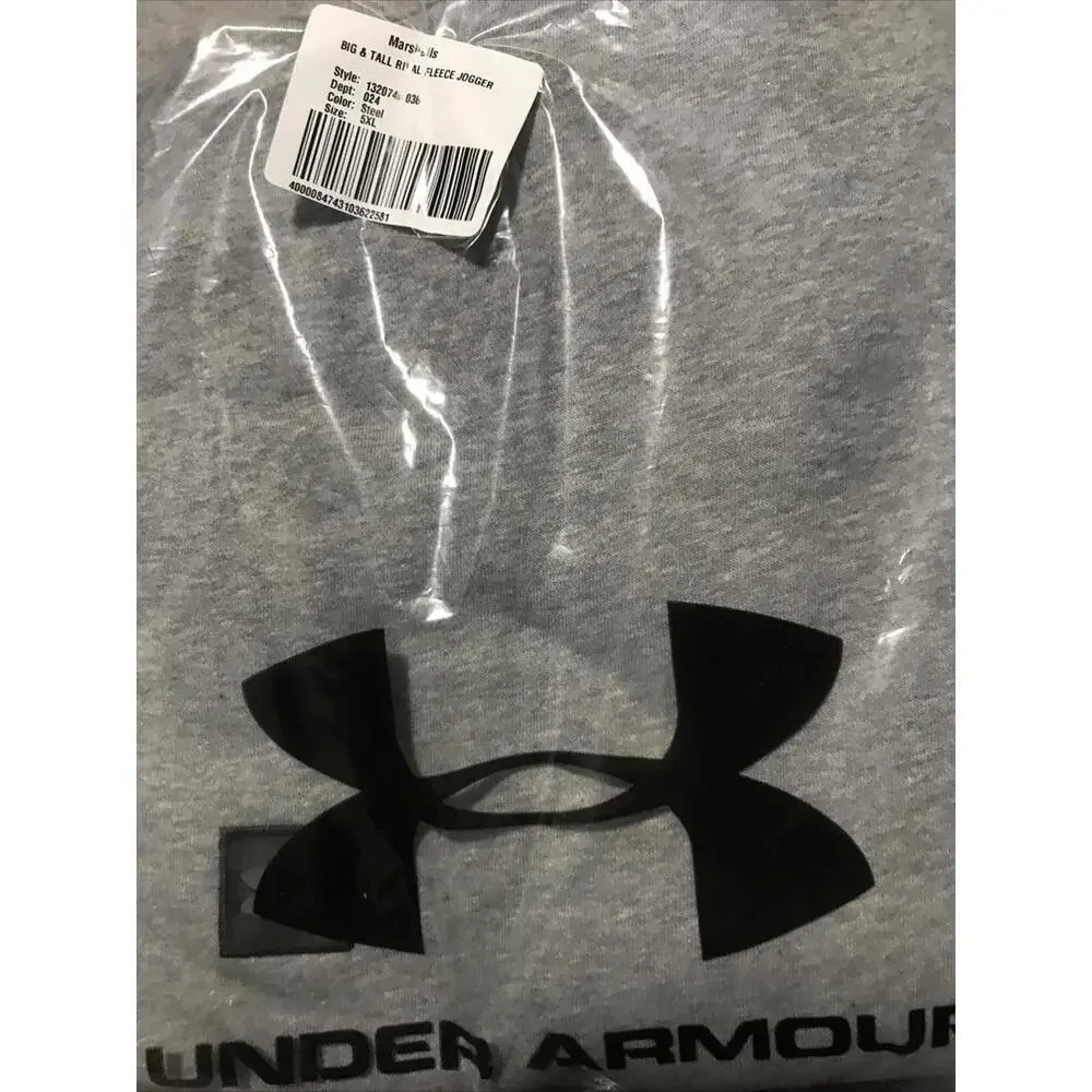 Under Armour Men's UA Rival Fleece Joggers Athletic Running Pants 5XL